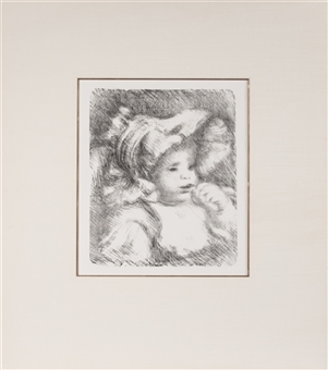 1899 Renoir "LEnfant au Biscuit" Lithograph